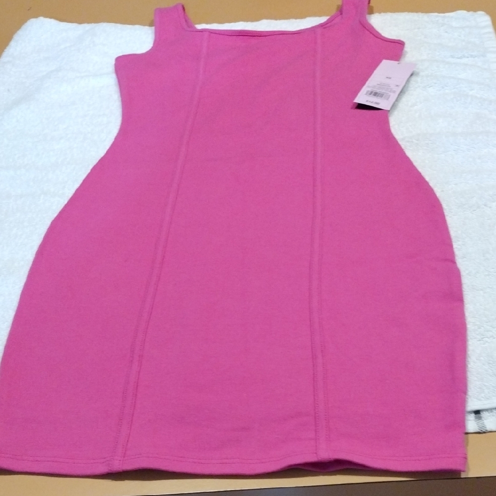 2 For 8 Dollars Sale Pink Sleeveless Dress